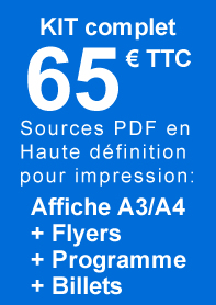 création d'affiches de concert